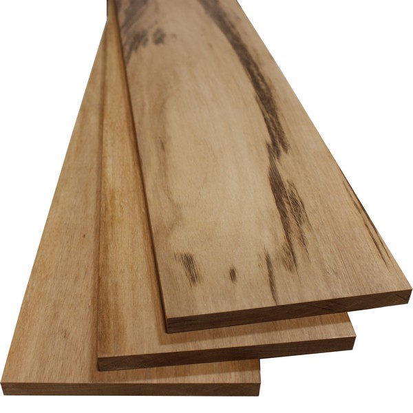 Tigerwood lumber boards